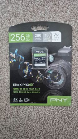 Brand new PNY 256gb sd card