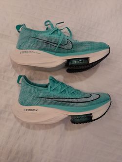 Nike Air Zoom Alphafly NEXT% Women's US 6 Turquoise Running Shoes CI9925-300 New