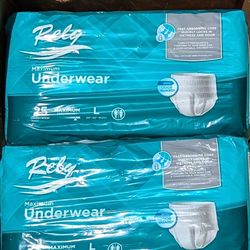 New depends pull on panties men or woman size large 50 total