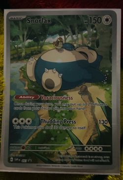 Pokemon Snorlax & Alakazam cards