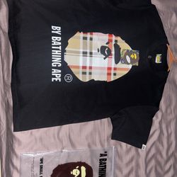 M Bape X Burbbury T Shirt 
