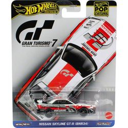 Mattel 2024 Hot Wheels 🛞 Premium HW Pop Culture Grand Turismo # 7. Nissan Skyline GT-R (BNR-34), Die-Cast, Metal, Real/ Riders, 1/64, Modrl, 🆕 .