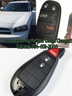 Dodge charger keys cut and programmed