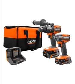 RIDGID 18V Drill and Impact Driver Combo Kit
