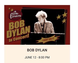 Bob Dylan concert at Thunder Valley
