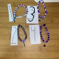 Purple Colored Singular Bracelets