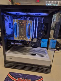 Okinos Aqua Uno Zebra Gaming PC: 2.5 i5-12400F, ASUS Prime B660M-A Motherboard, 16GB RAM