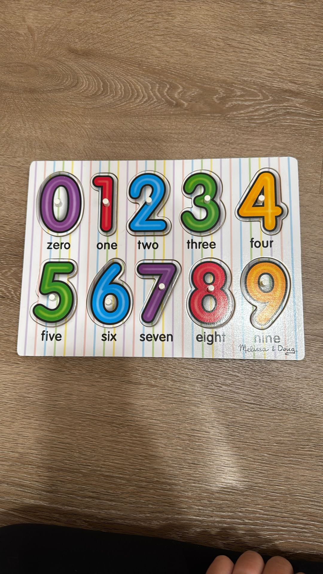 Number Peg puzzle