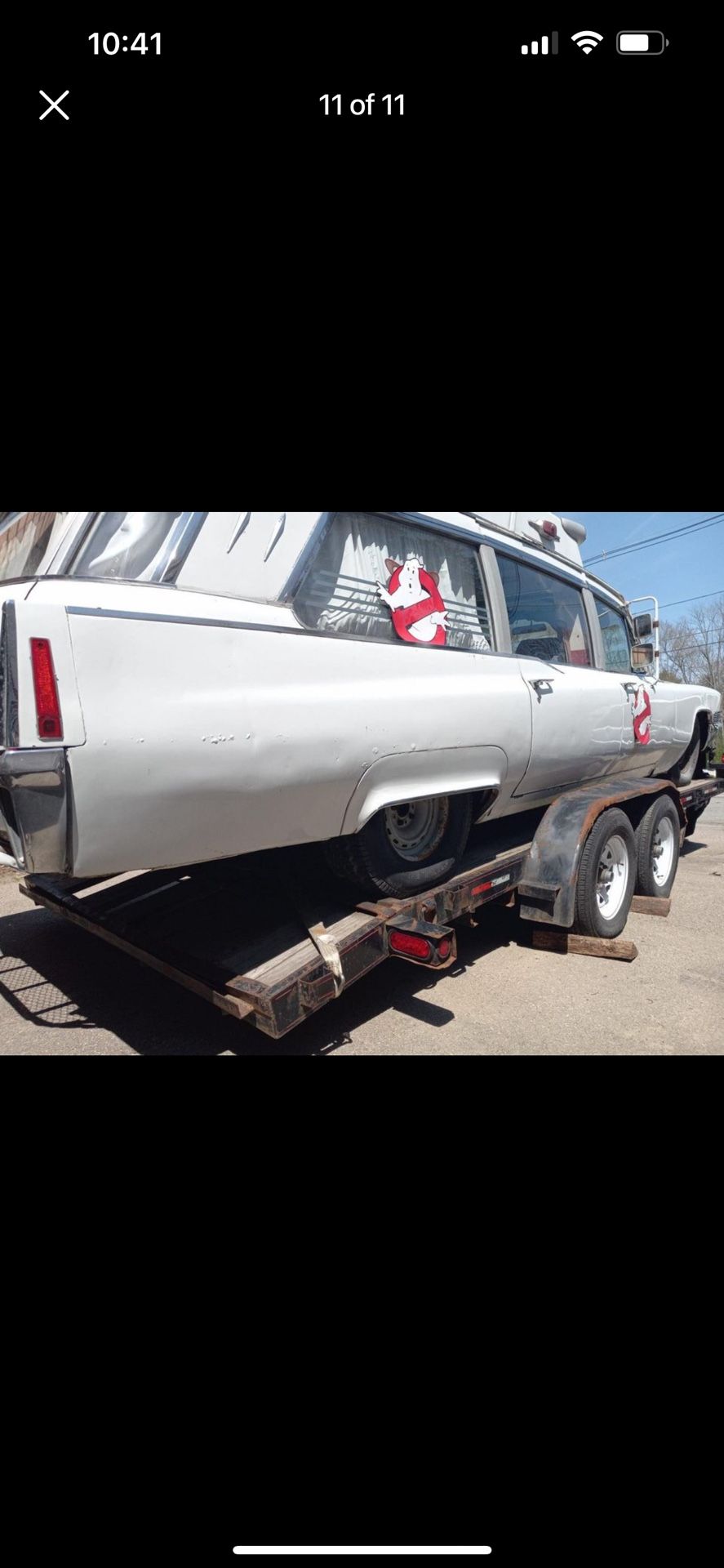 1970s Cadillac ambulance