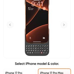 Clicks Keyboard iPhone 17 Pro Max