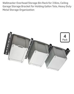 Ceiling Bin Storage rails
