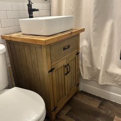 Chestnut Bathroom Vanity