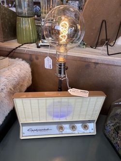 Handcrafted one of a kind lamp