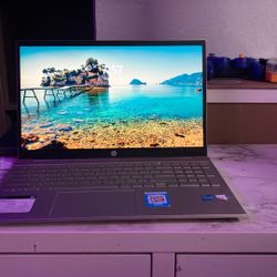 HP Pavilion Silver Laptop 