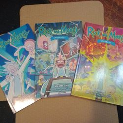 Rick & Morty graphic Novels! Prestine Condition! Not A Single Scratch Or page Bent! (I'm Ext OCD WITH MY COMICS)