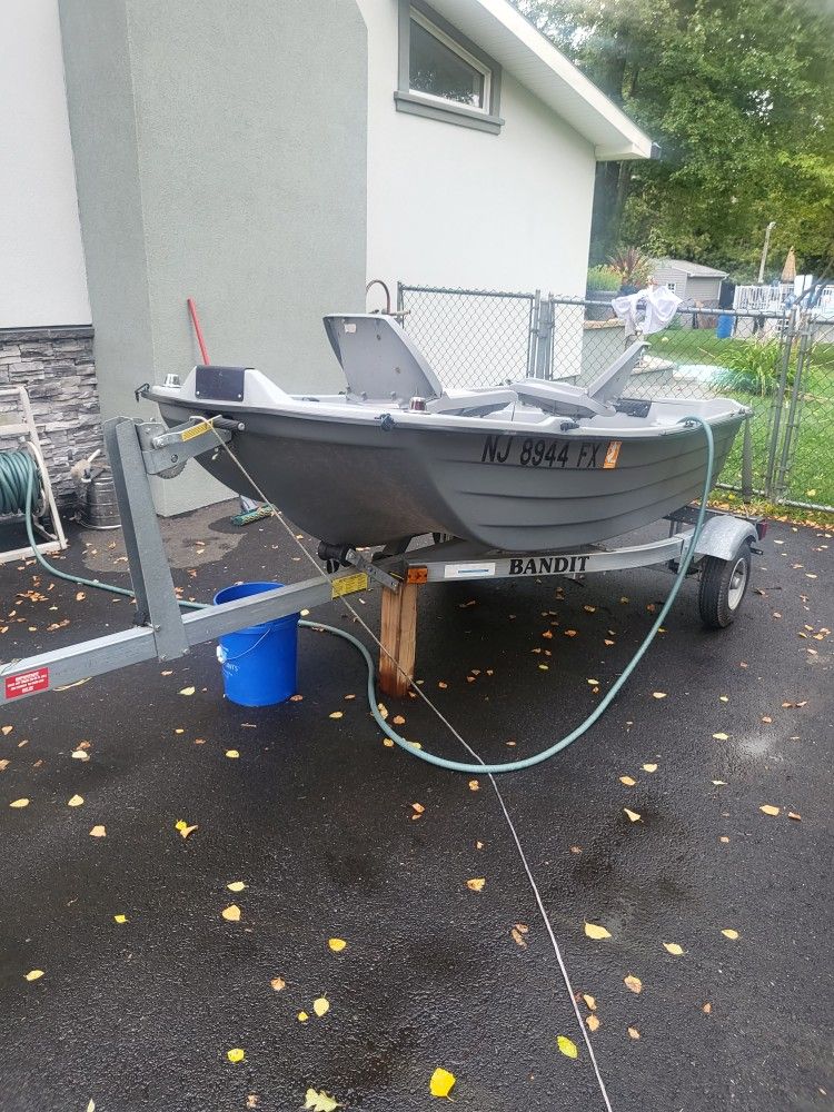 Boat And Trailer