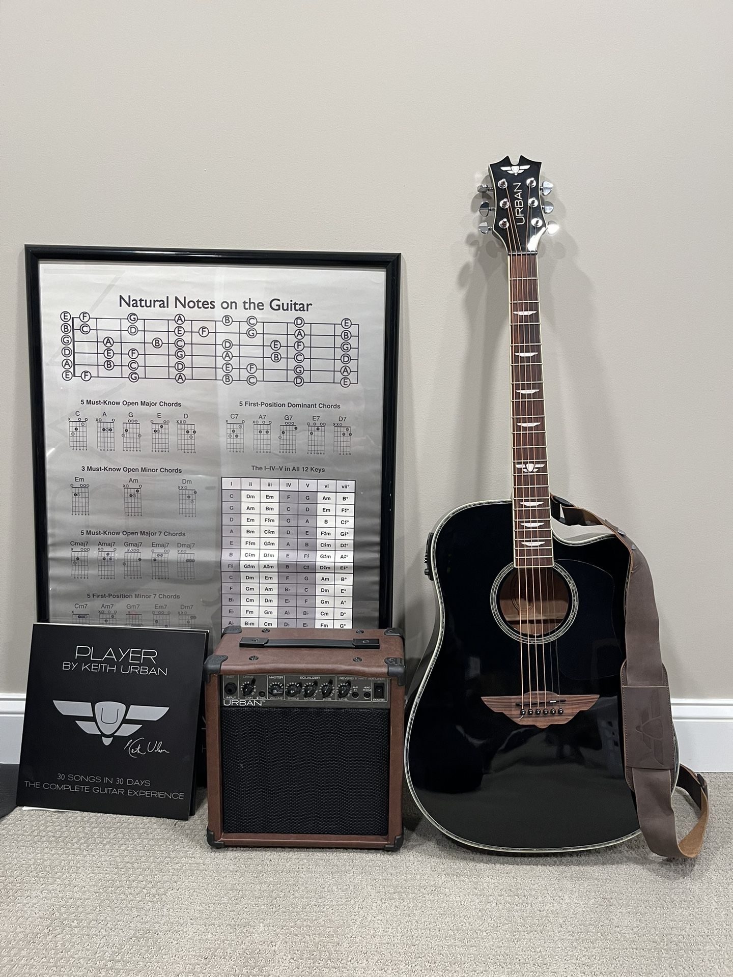 Keith Urban Acoustic/Electric Guitar Bundle