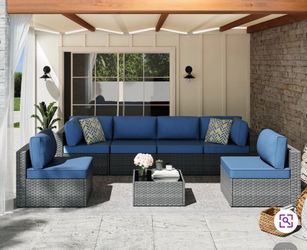 Alivia 6 - Person Outdoor Patio set with Cushions