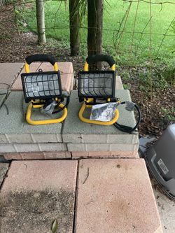 Two Flood Lights