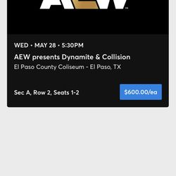 AEW VIP Row 2 On Ramp!