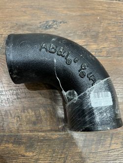 3 in. Cast Iron 1/4 Bend