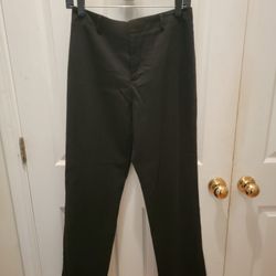 Old Navy Women's Stretch Dress Pants, Size 6 Long, Black, Straight Leg