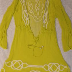 Women's Size Small Silk Shirt With Embroidery Print Long Sleeve