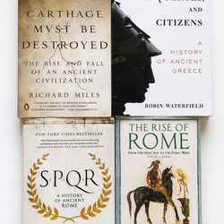 Ancient History Books Lot (4) - Rome, Greece, Carthage - Like New