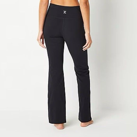 Xersion Quick Dri High Rise Yoga Pants  Wide Leg Flare Junior Youth Girls Size L Large 14