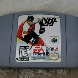 NHL 99 Hockey Nintendo 64 N64 Cartridge Only, EA Sports Authentic