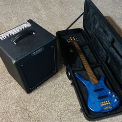 MESA Walkabout Scott Bass Combo Amplifier & Warwick Bass Guitar & Case