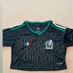 Cropped Black Jersey 