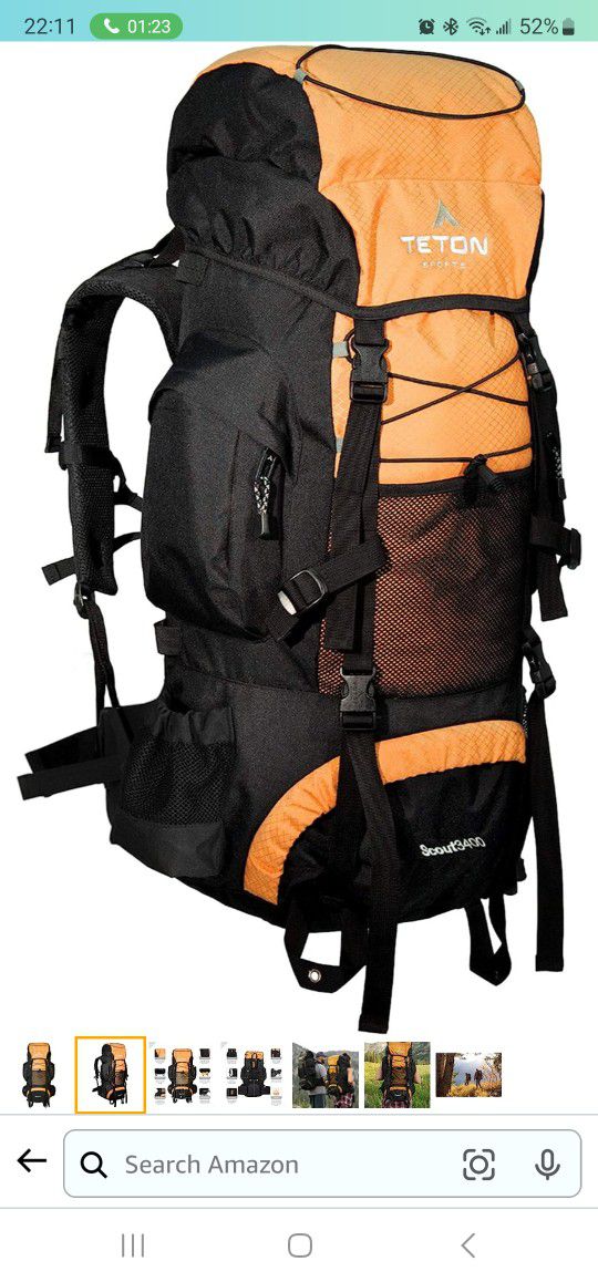 Brand New With Tag Hiking Backpack
