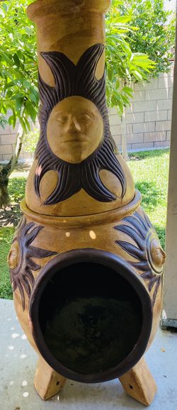 Outdoor Chimney Chimenea Wood Fire Pit