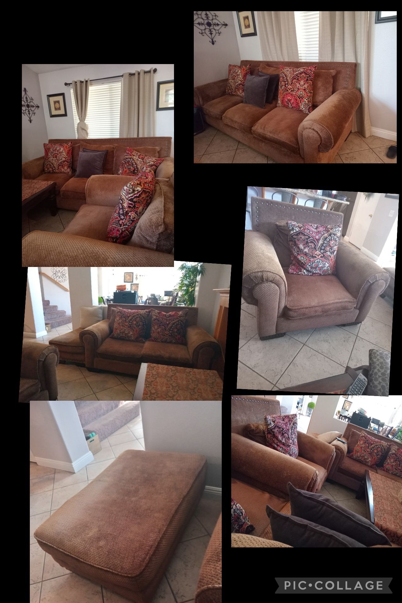 HIGH END LIVING ROOM / SOFA SET 4 PIECE