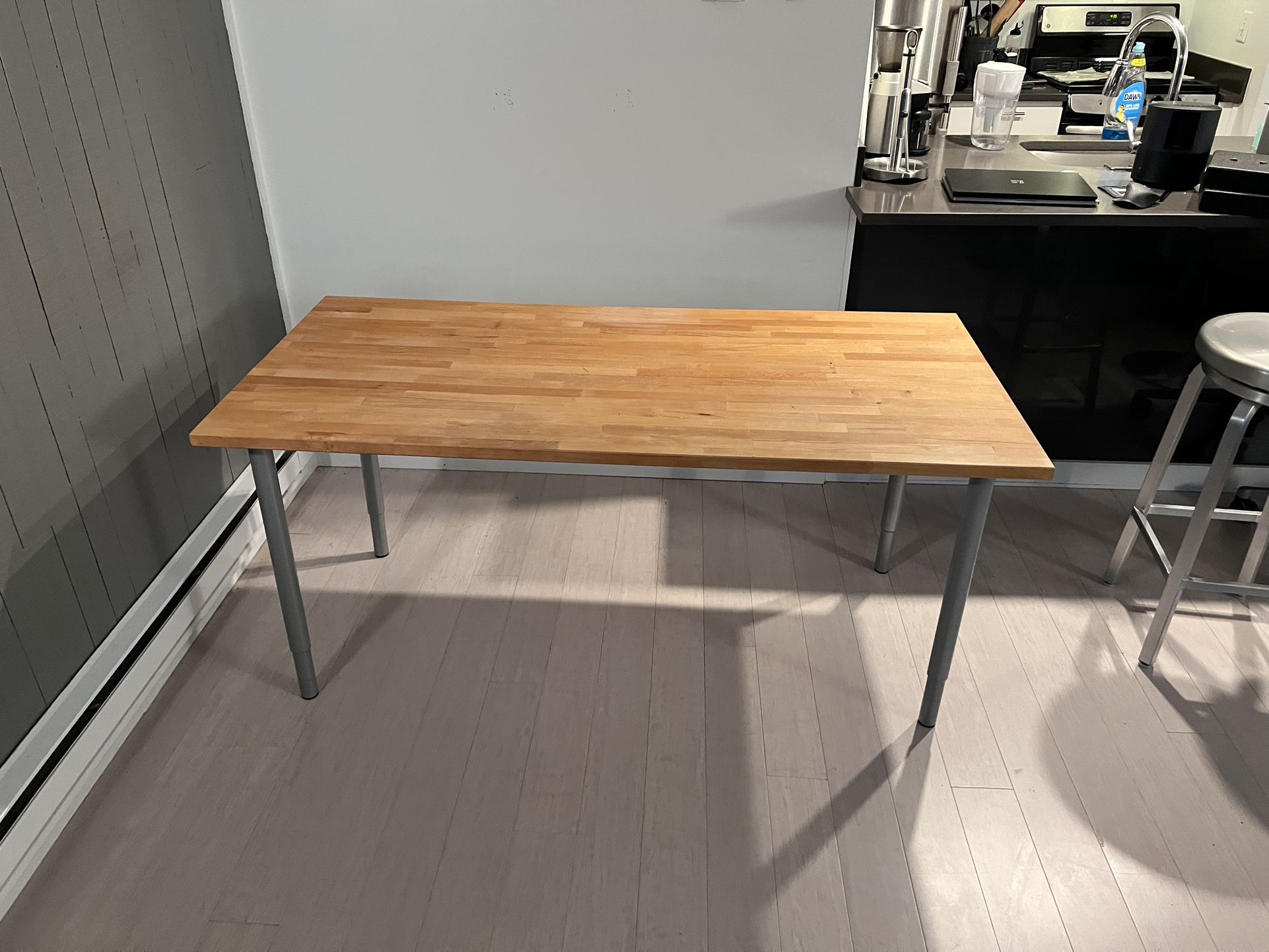 IKEA Gerton (Solid Wood Table) + Legs