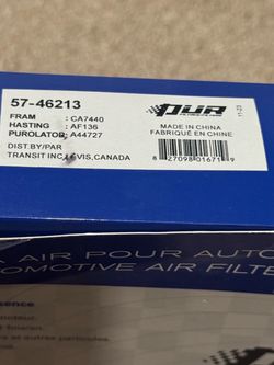 PUR Automotive Air Filter 57-46213