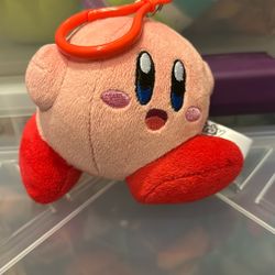 4” Kirby Keychain Stuffed Animal