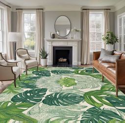 Big Leaves Area Rug (New)