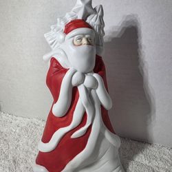 Vintage Department 56 Ceramic Santa Claus Figurine 9