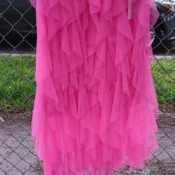 Long Ruffle Skirt