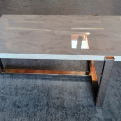 Faux Marble Coffee Table 