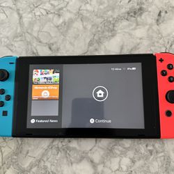 Nintendo Switch Red And Blue