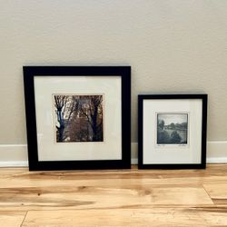 Framed Paris Photos (set of 2)