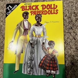 Brand new Antique Black Doll Paper Dolls by Peggy Jo Rosamond, 1991 Uncut, Booklet