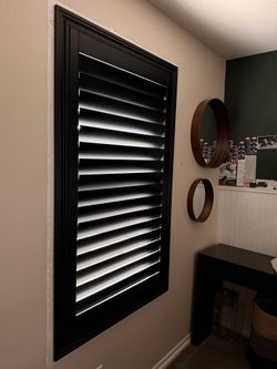 SAME DAY PRICING! Custom Interior Shutters- REAL WOOD, LIFETIME WARRANTY, Plantation Shutters, Window Treatments, Window Coverings, Persianas de Mader
