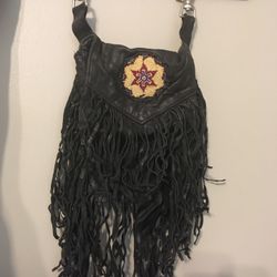 Indian Leather Belt Bag