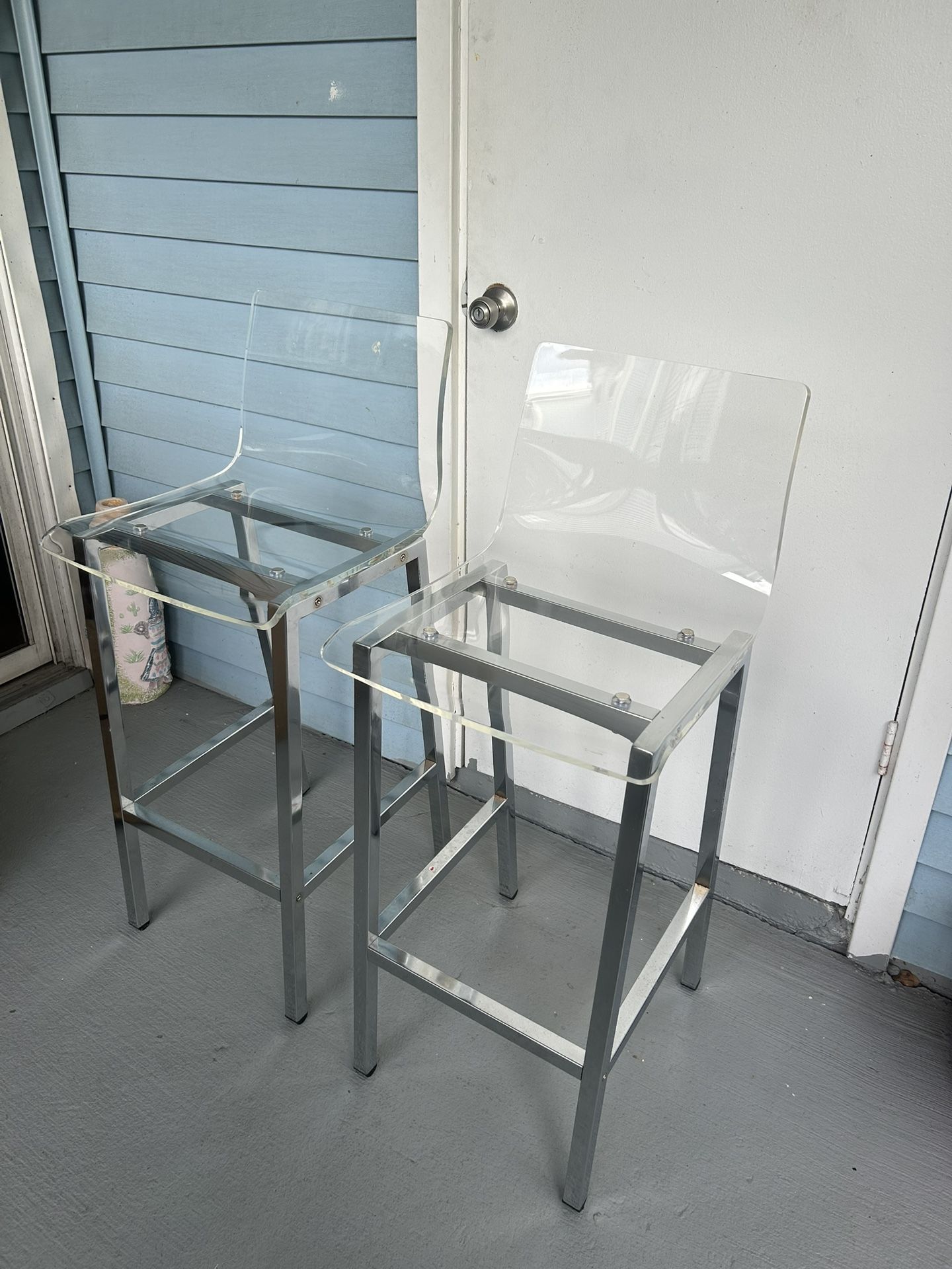 CLEAR BAR STOOLS