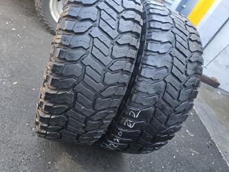Only 2 used tires Lt37x12.50r22 Patriot Rugged Terrain $250.00