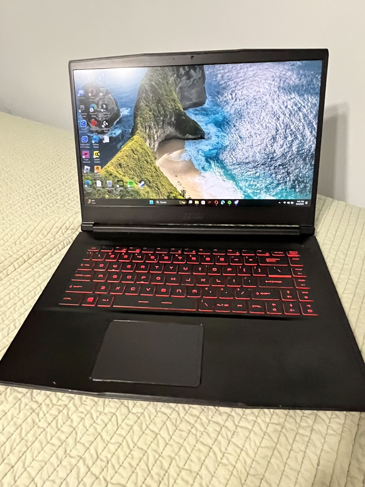 MSI Computer GF63 Thin , Nvidia Geforce Gtx 1650, Intel Core i5-9300h, 8gb, 512gb NVMe SSD, Win 11